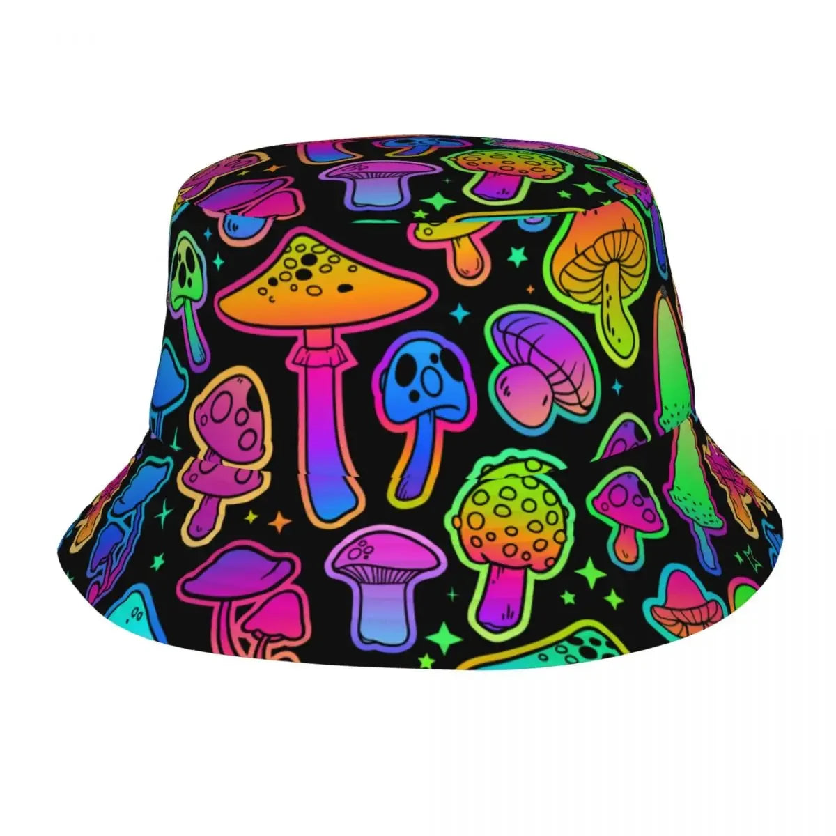 Bucket Hat Psychedelic Colorful Mushroom - 15 Designs - Color Shrooms