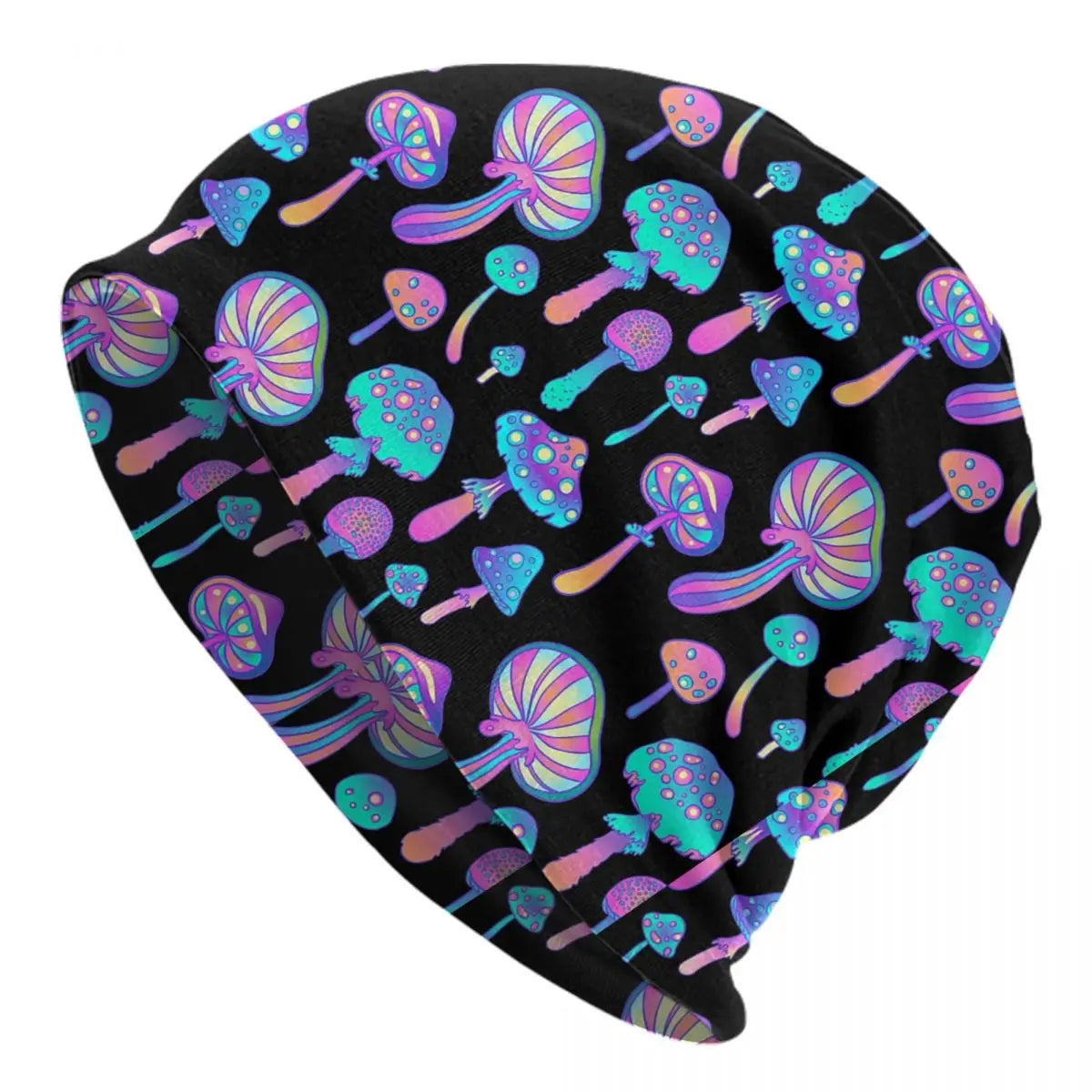 Psychedelic Magic Mushrooms Beanie – 24 Trippy Goth Designs - Color Shrooms