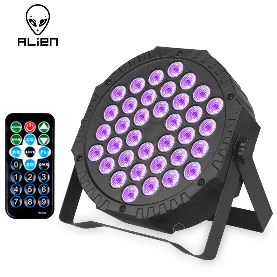 ALIEN 36-LED UV Blacklight – DJ & Party Stage Lamp - Color Shrooms