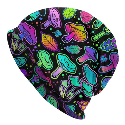 Psychedelic Magic Mushrooms Beanie – 24 Trippy Goth Designs - Color Shrooms