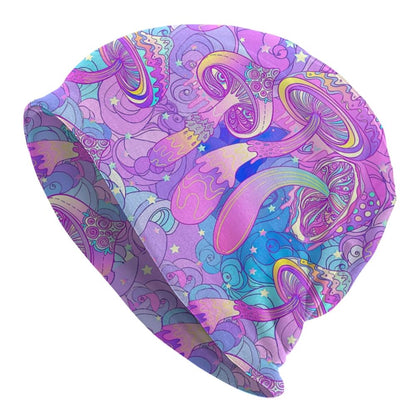 Psychedelic Magic Mushrooms Beanie – 24 Trippy Goth Designs - Color Shrooms