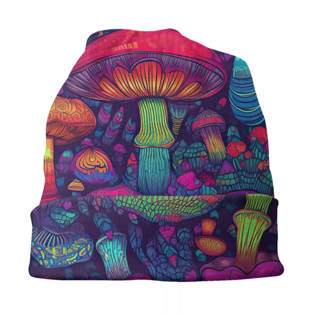 Psychedelic Magic Mushrooms Beanie – 24 Trippy Goth Designs - Color Shrooms