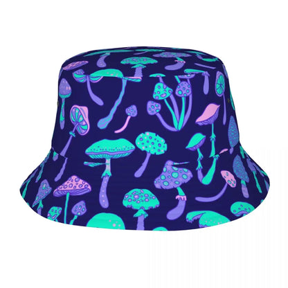 Bucket Hat Psychedelic Colorful Mushroom - 15 Designs - Color Shrooms