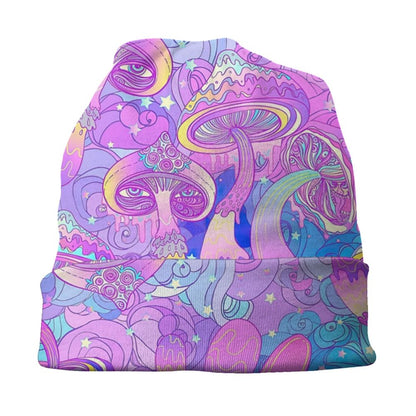 Psychedelic Magic Mushrooms Beanie – 24 Trippy Goth Designs - Color Shrooms