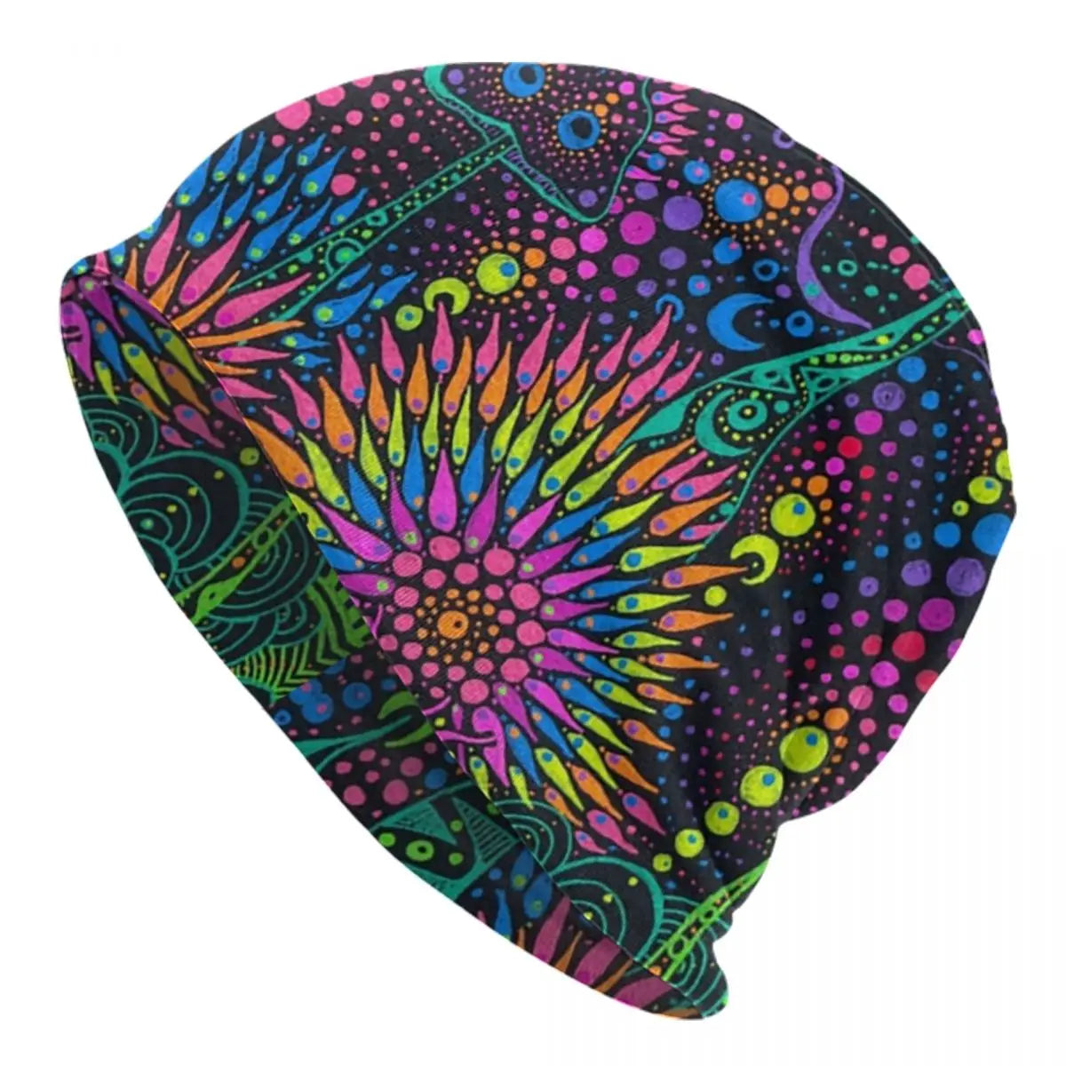 Psychedelic Magic Mushrooms Beanie – 24 Trippy Goth Designs - Color Shrooms