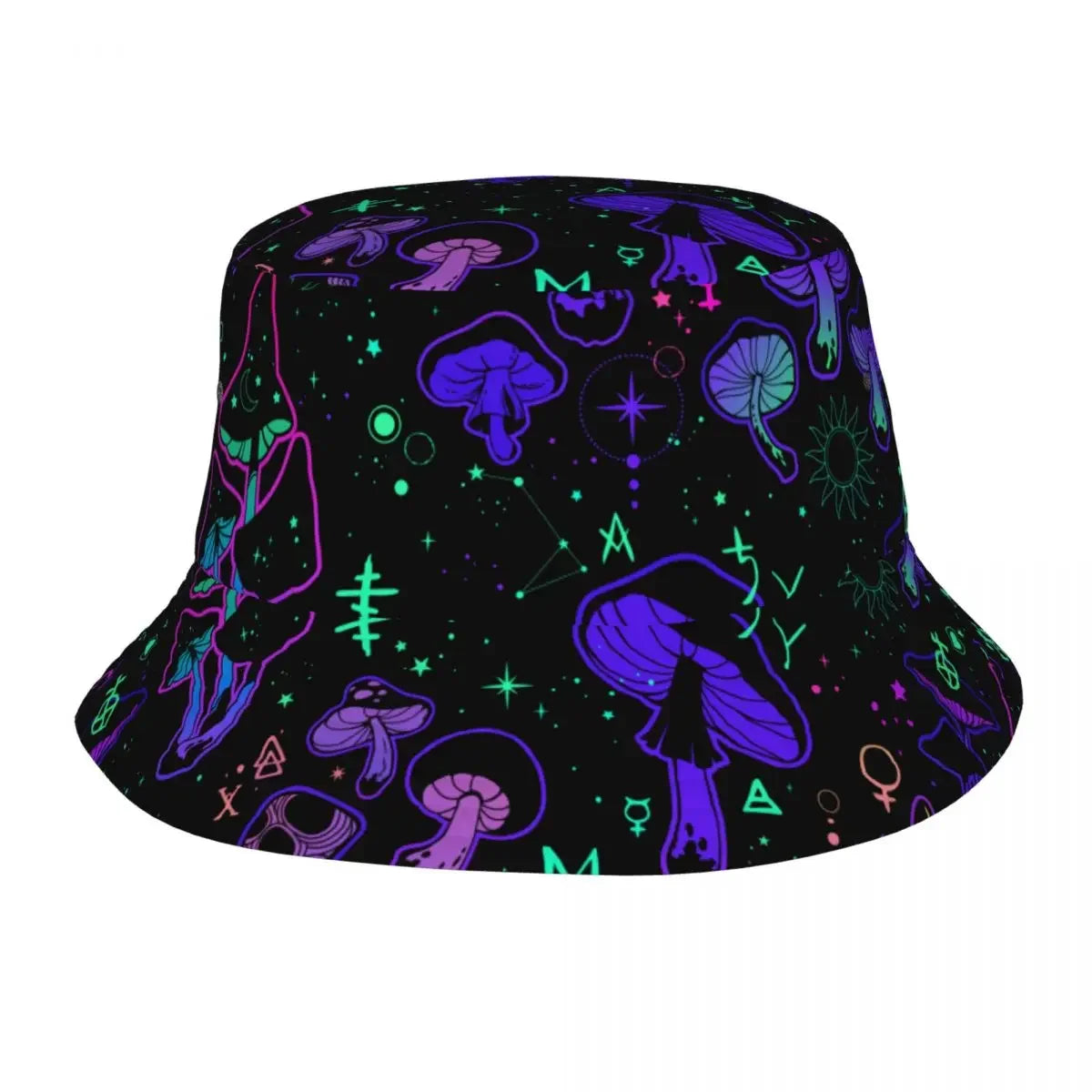 Bucket Hat Psychedelic Colorful Mushroom - 15 Designs - Color Shrooms