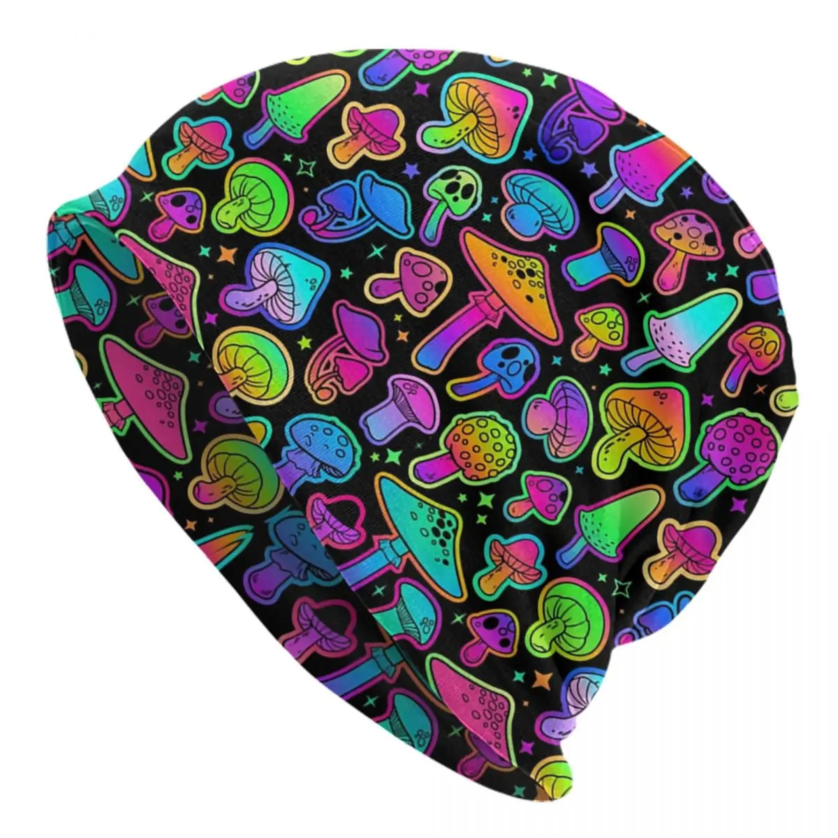 Psychedelic Magic Mushrooms Beanie – 24 Trippy Goth Designs - Color Shrooms