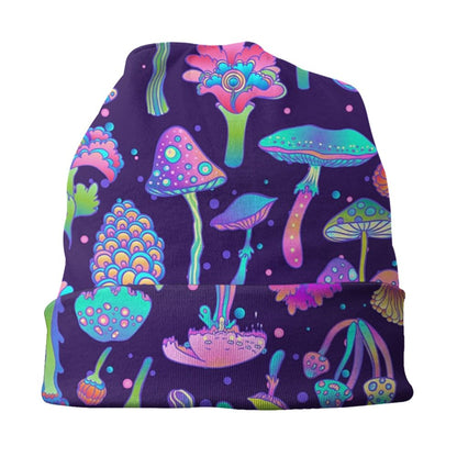 Psychedelic Magic Mushrooms Beanie – 24 Trippy Goth Designs - Color Shrooms