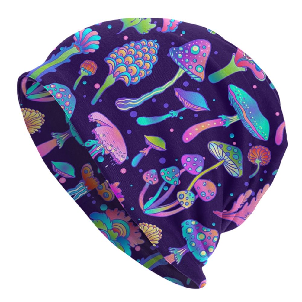 Psychedelic Magic Mushrooms Beanie – 24 Trippy Goth Designs - Color Shrooms